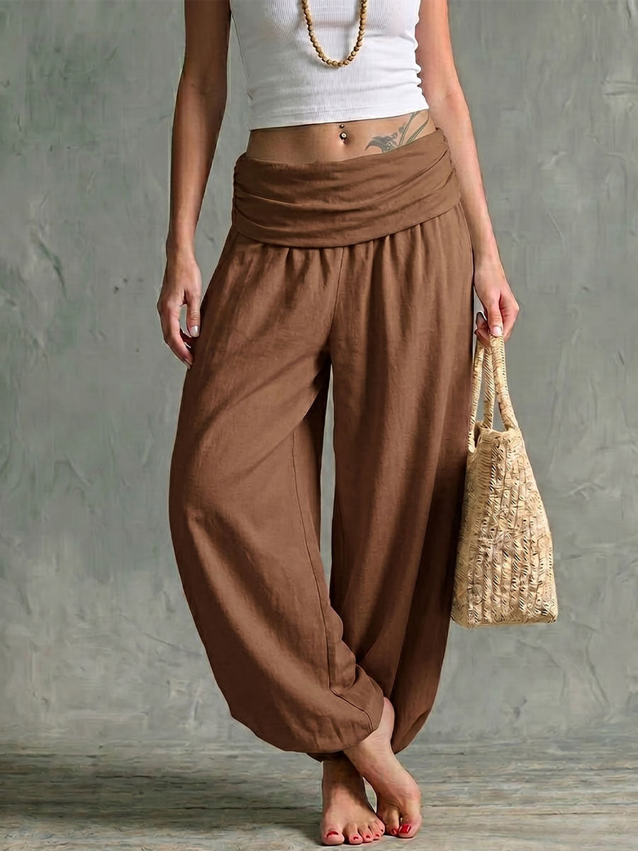 Women's Loose-fit Casual Wide-leg Pants