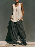 Tank Top & Baggy Pants Casual Set