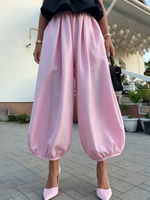 Vintage-style Elegant Balloon Pants