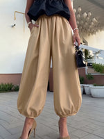 Vintage-style Elegant Balloon Pants