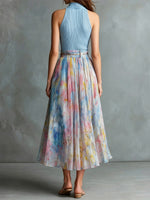 Women's Art Casual Stylish Elegant Sleeveless Dress