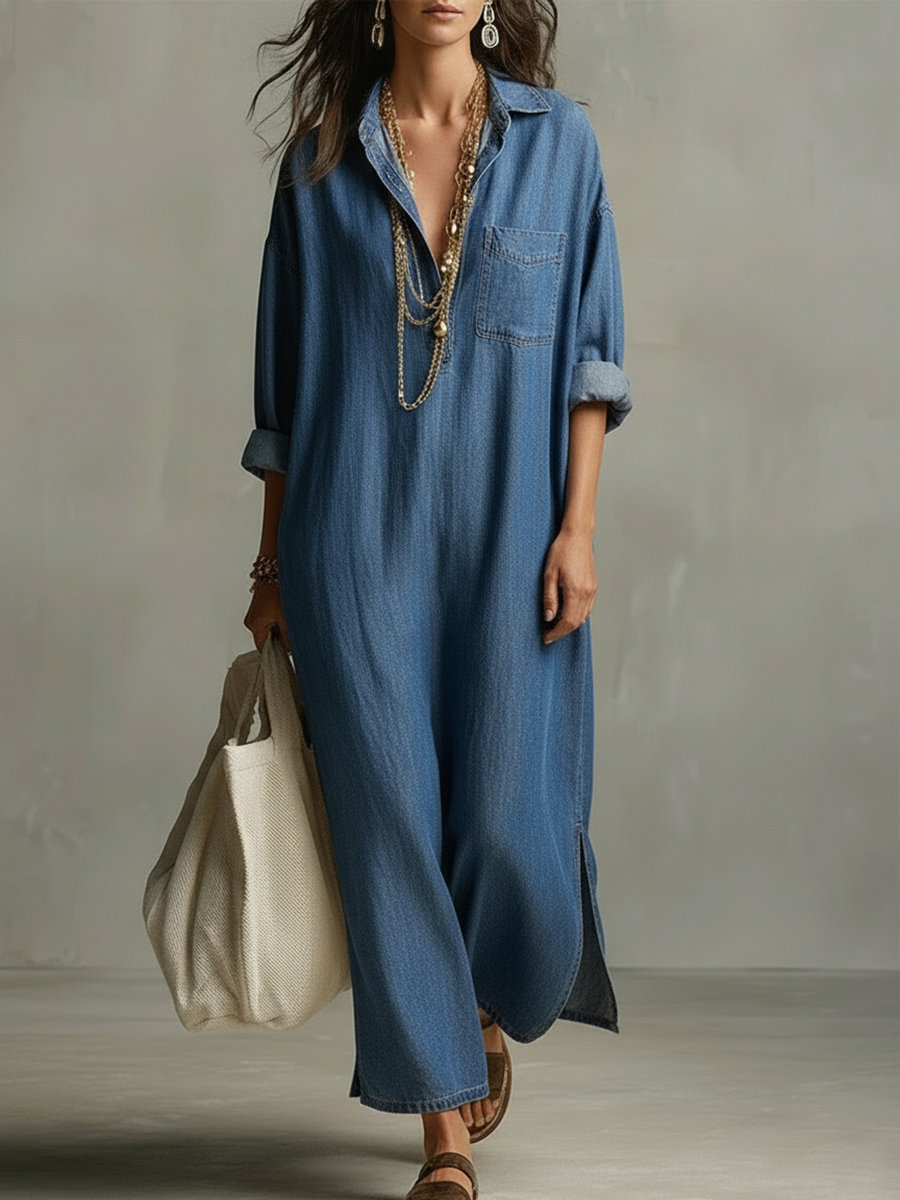 Abito da donna comodo e casual in denim