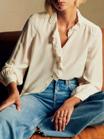 Women's Vintage Ruffled Shirt