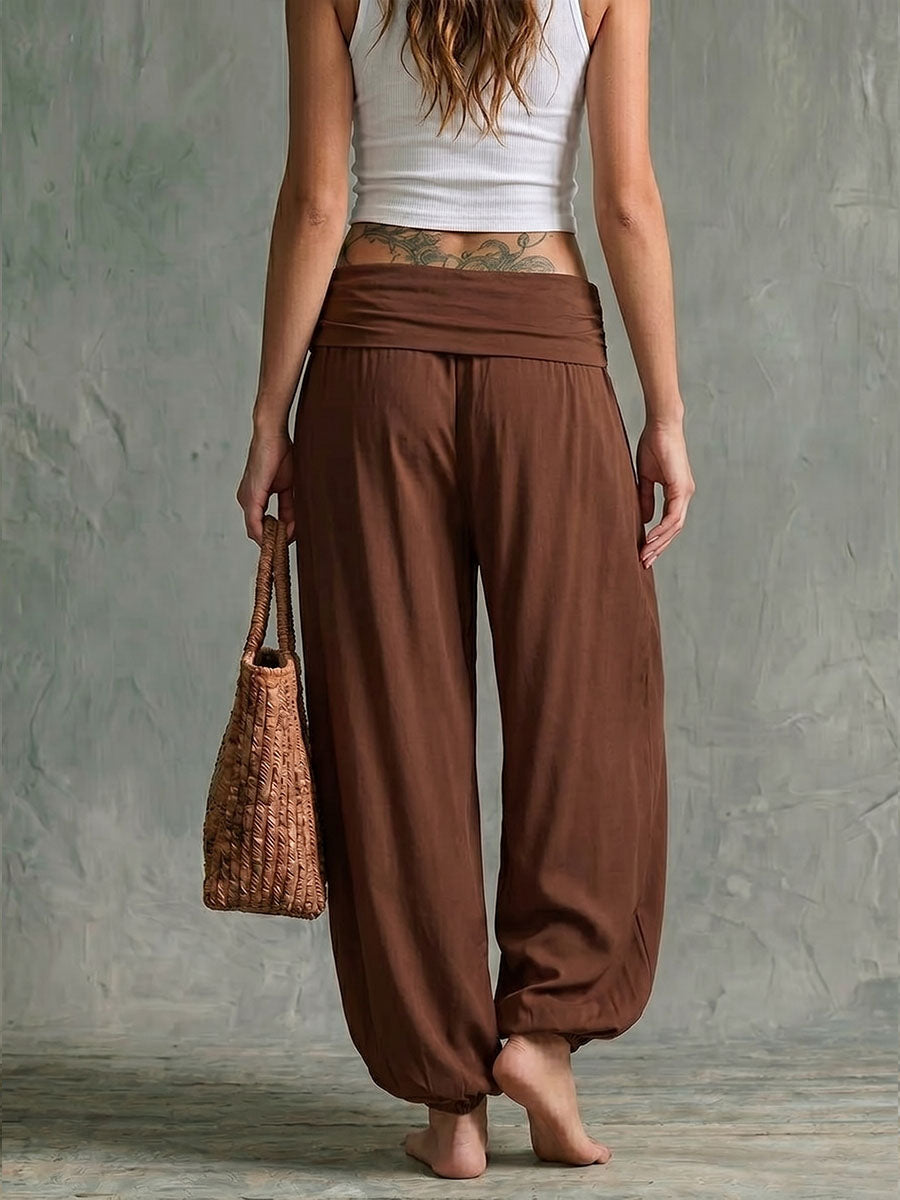 Women's Loose-fit Casual Wide-leg Pants