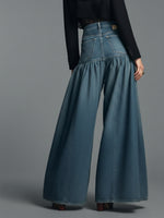 Jeans casual a gamba larga