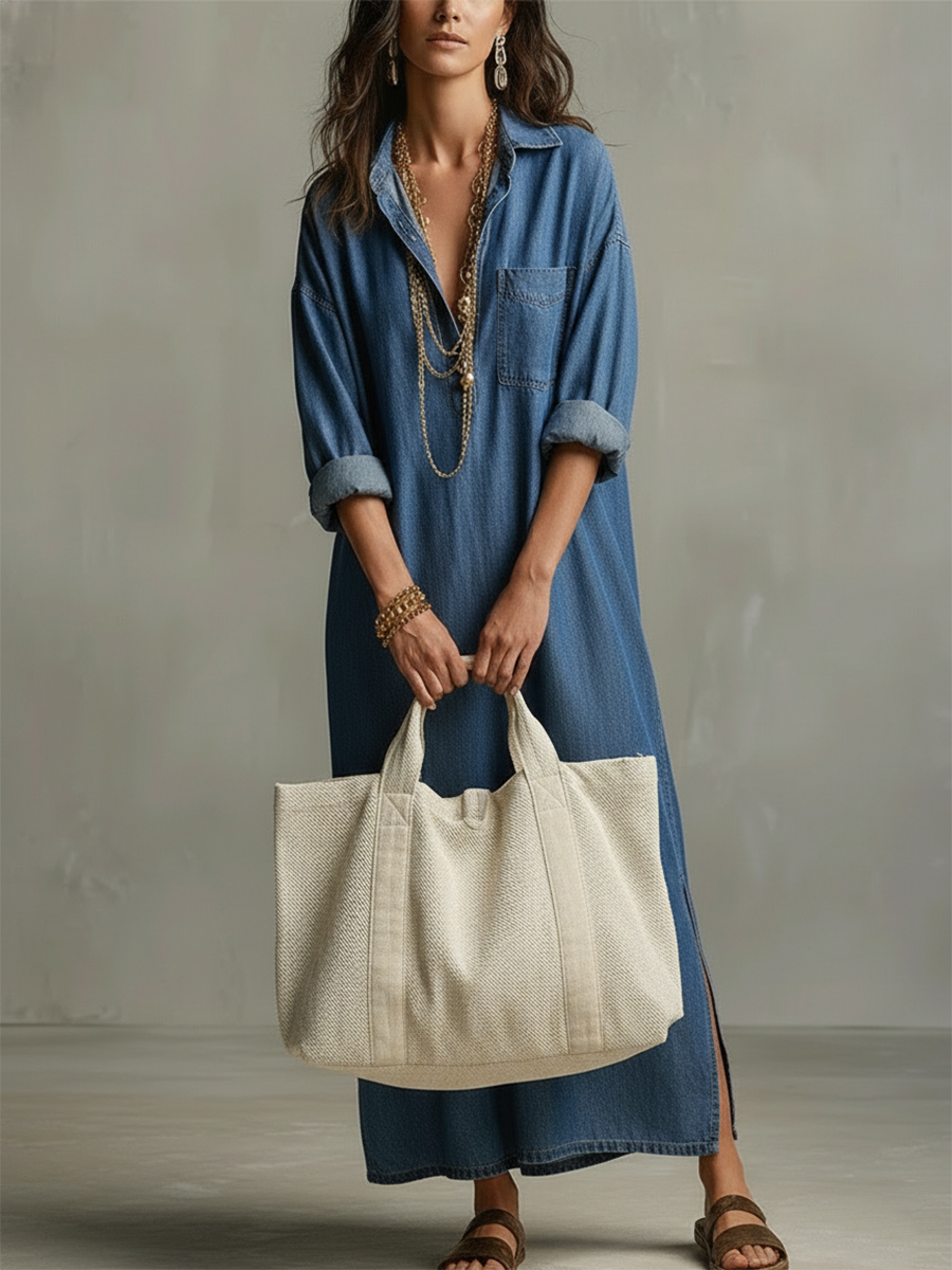 Abito da donna comodo e casual in denim