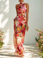 Women's Floral Art Fashion Stylish Casual Comfortable Dress